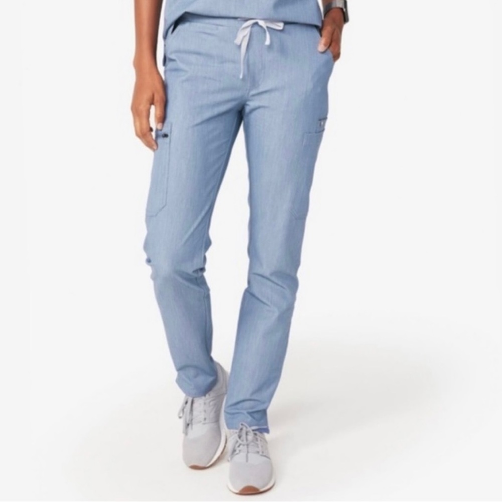 LIMITED EDITION—Heather Indigo Yola Scrub Pants